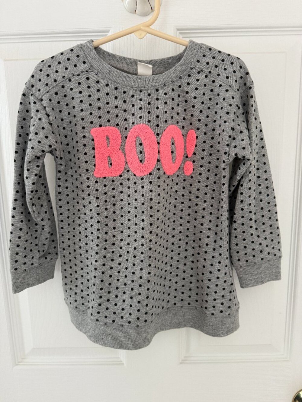 Baby Gap Halloween BOO! Size 4 year Toddler Sweatshirt